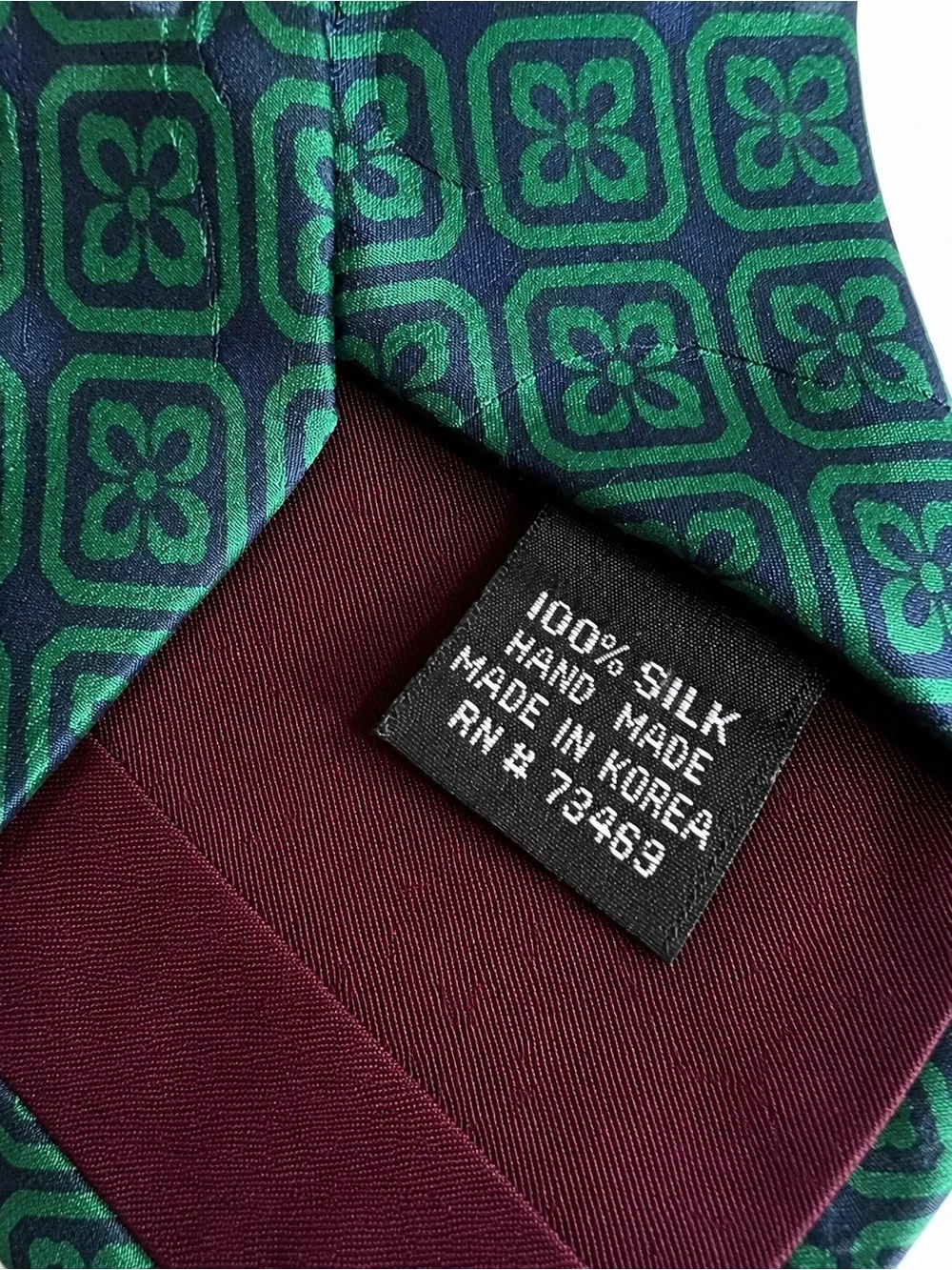 Vintage Disney TIGGER 100% SILK Novelty Tie Green Geometric 90s Nostalgia Whimsy